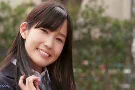 Student Yui Kasugano masturbating and sucking cock