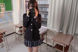 Nozomi Momoki masturbates in classroom and gets fucked